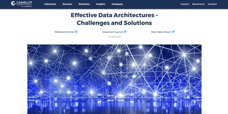 Effective Data Architectures, small preview